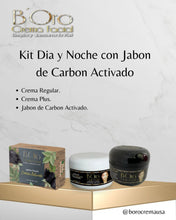 Cargar imagen en el visor de la galería, Kit Día y Noche con Jabón de Carbón Activado