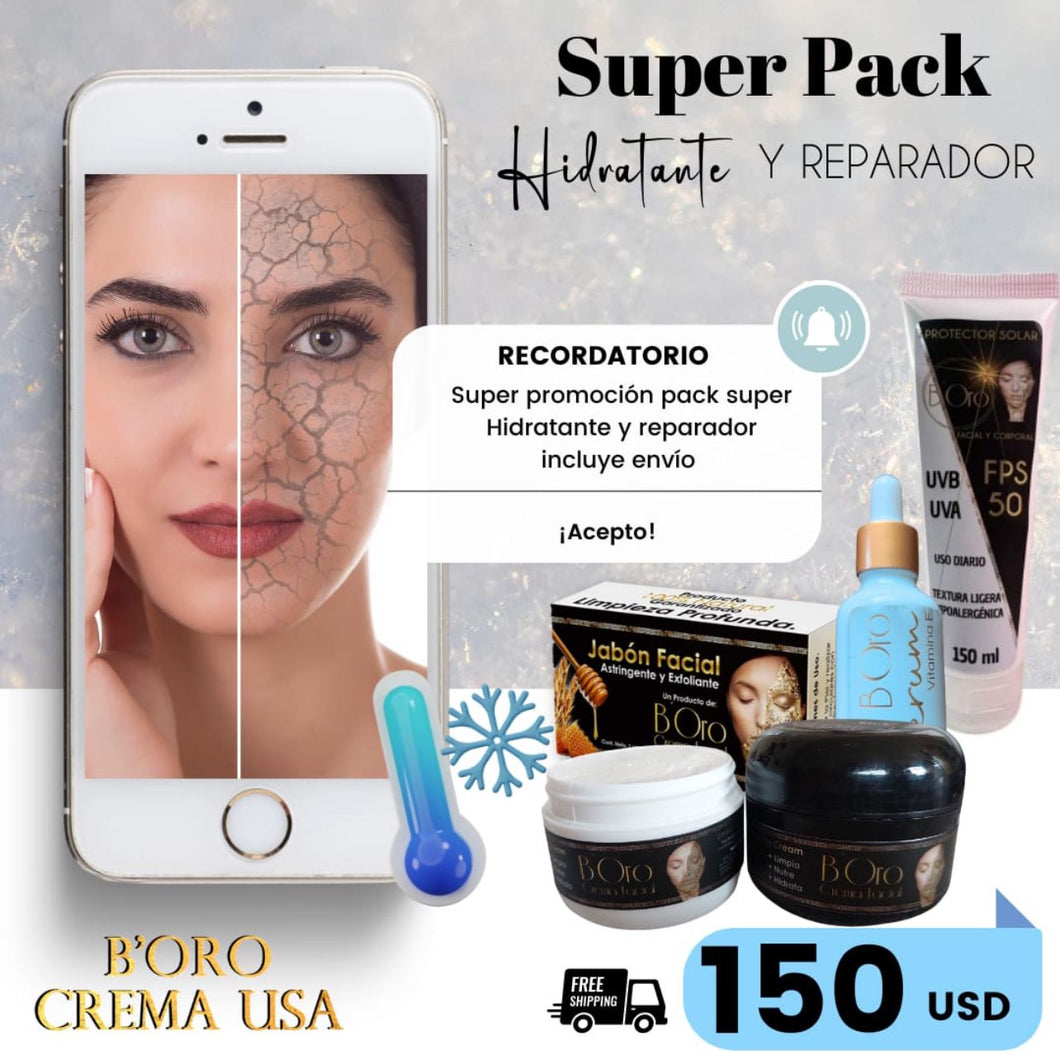Kit Completo Reparador e Hidratante
