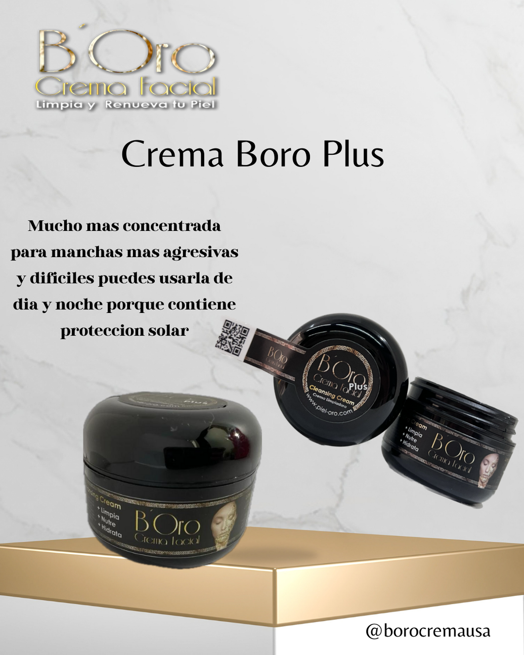 B'Oro Plus concentrated cream