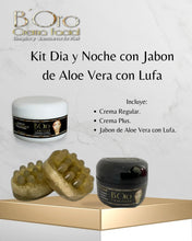 Cargar imagen en el visor de la galería, Kit Dia y Noche con Jabon de Aloe Vera con Lufa
