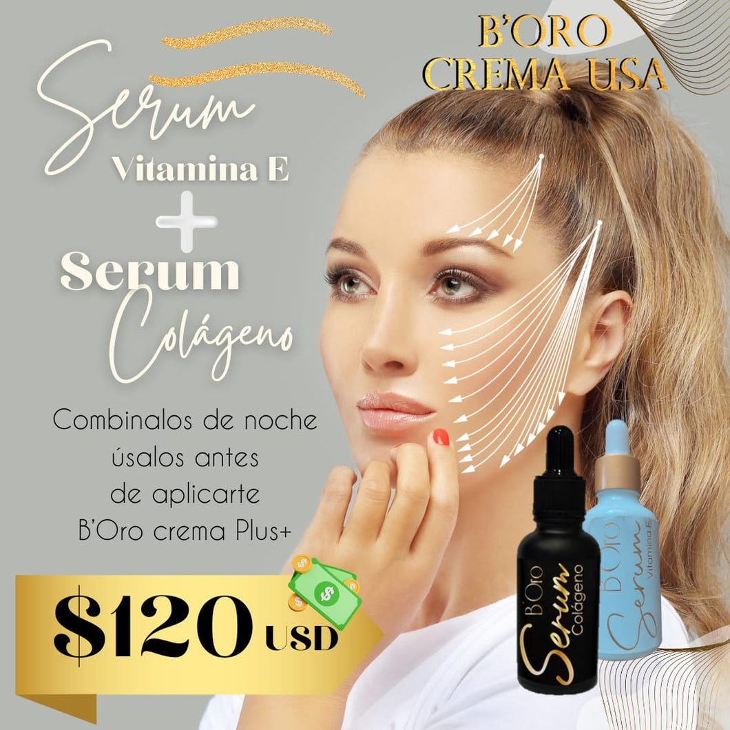 Duo Serum Vitamina E y Serum Colageno