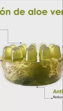 Cargar y reproducir el video en el visor de la galería, Kit Dia y Noche con Jabon de Aloe Vera con Lufa
