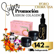 Cargar imagen en el visor de la galería, Super Kit Plus con Serum Colageno Anti Edad
