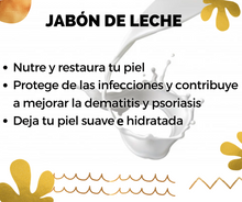 Cargar imagen en el visor de la galería, Jabón de Leche
