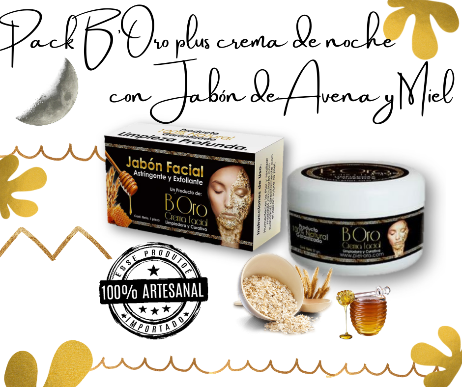 Pack B'Oro plus crema de noche y avena