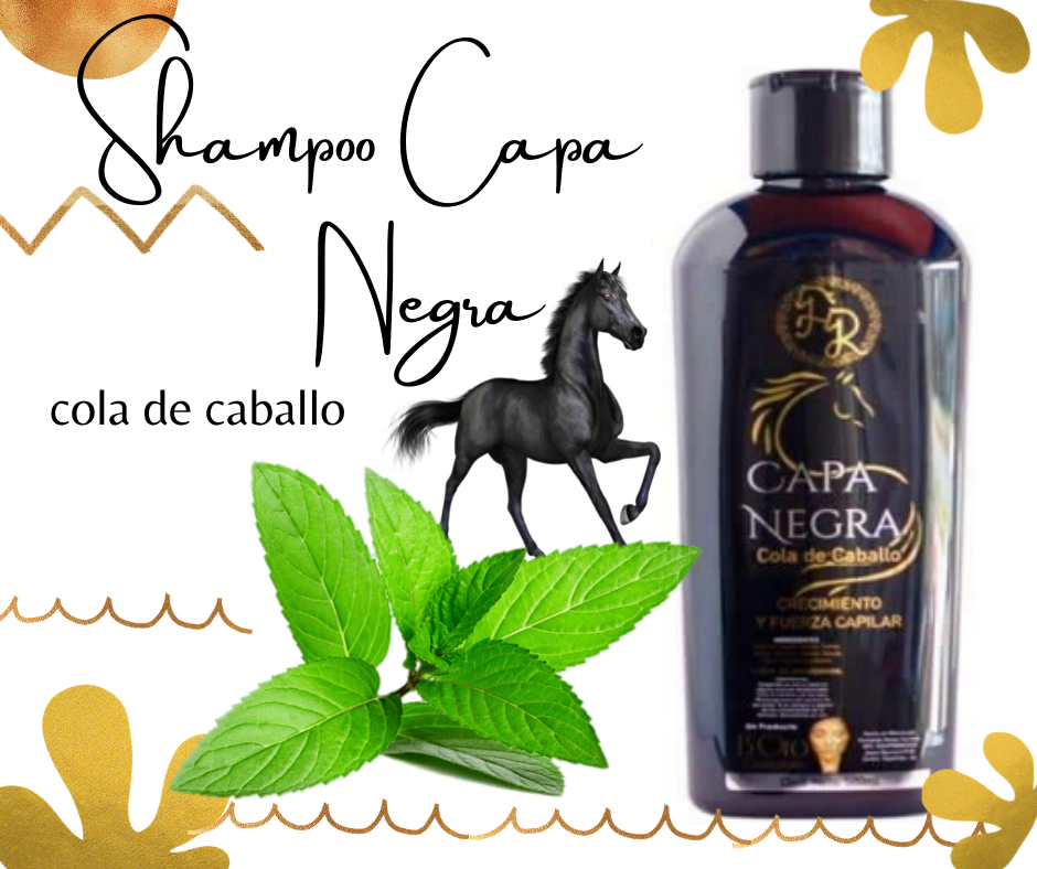 Shampoo de capa negra/Cola de caballo